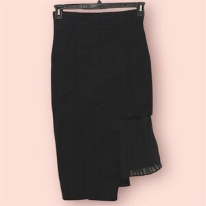 Lucy Paris Midi Peekaboo Skirt